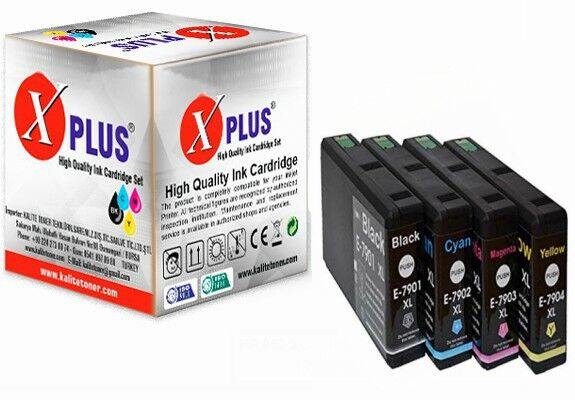 XPlus®  WorkForce T7891-7892-7893-7894   4 Renk Kartuş TAKIM SET   4000 sayfa