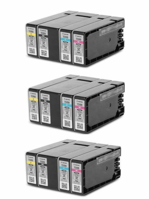 Canon Maxıfy MB2350 PGI-1500  4 Renk Bkcmy Kartuş Seti  3 Takım