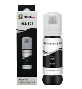 Epson 103 EcoTank  L4150 Siyah İthal Muadil Mürekkep 70 ML