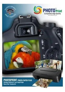 Photo Print Hp Officejet 6960 All-In-One Yazıcı  Için 50 Adet A4 Parlak Çift Taraflı Fotoğraf Kağıdı 135 Gram ( Mürekkepli Yazıcılar Için)