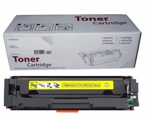 ﻿Hp Color LaserJet Managed E45028dn Yazıcı 415A CHİPLİ Sarı Muadil Toner  2100 Sayfa