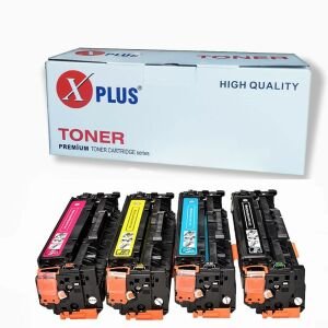 HP Color LaserJet Pro MFP M476nw CF380A/CF381A/CF382A/CF383A İthal 4 Renk Muadil Toner Seti Chipli 3.500 Sayfa