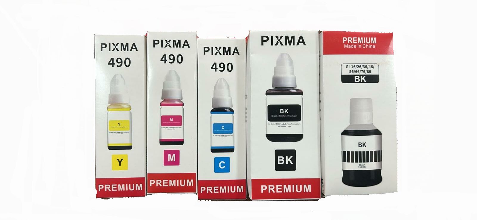 Canon İX6850 5 Renk Pigmentli Muadil Mürekkep Seti