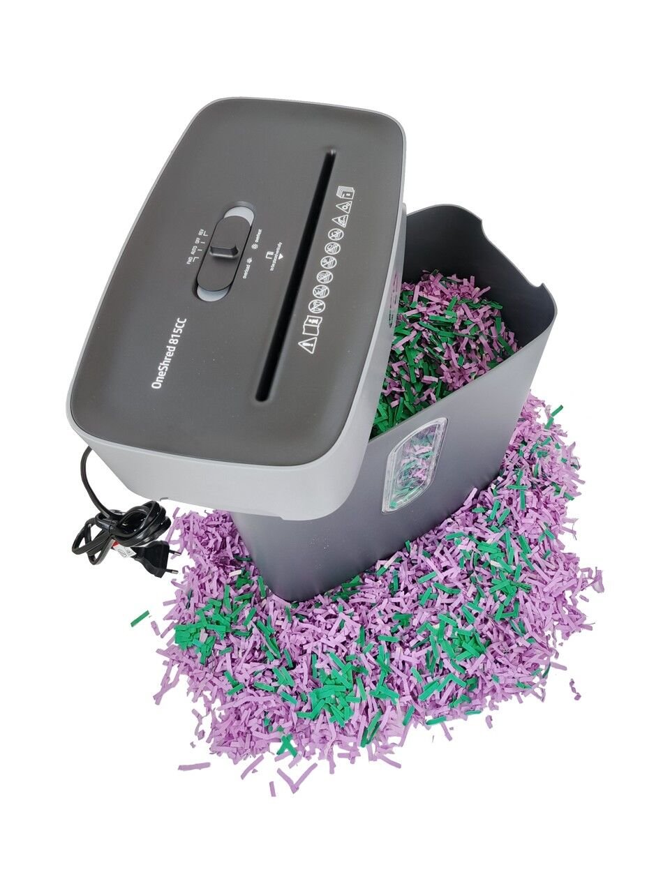 HP Oneshred 815CC Evrak Imha Makinesi Çapraz/konfeti Kesim -5mm x 18MM-15LT