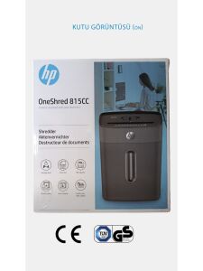 HP Oneshred 815CC Evrak Imha Makinesi Çapraz/konfeti Kesim -5mm x 18MM-15LT