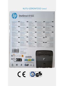 HP Oneshred 815CC Evrak Imha Makinesi Çapraz/konfeti Kesim -5mm x 18MM-15LT