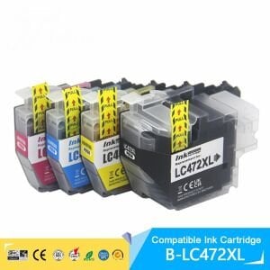Brother MFC-J3540DW LC472XL 4 Renk  Yüksek Kapasiteli Muadil Kartuş Seti  Siyah 3000 Sayfa Renkliler 1500 Sayfa