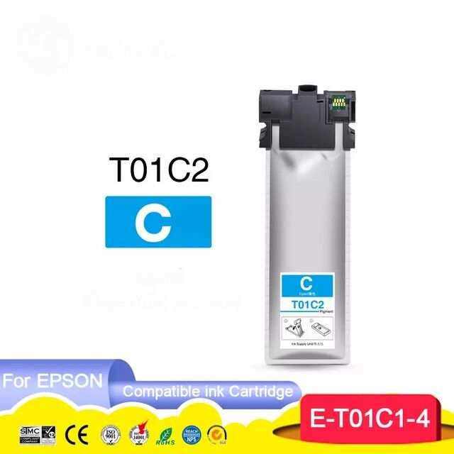 Epson Workforce Pro WF-C579RDWF T01C2  Mavi Muadil Kartuş  5k  5.000 Sayfa