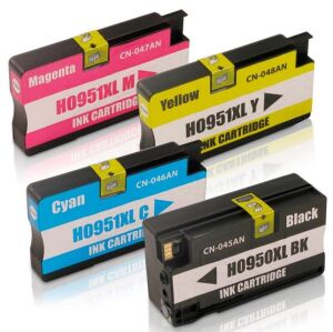 Photo Print HP Officejet Pro 950XL-951XL 4 Renk Muadil Kartuş Seti