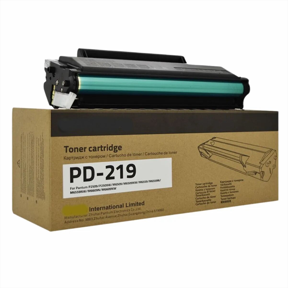 Oratek Pantum PD-219 Siyah Ithal Chipli Muadil Toner 1.600 Sayfa