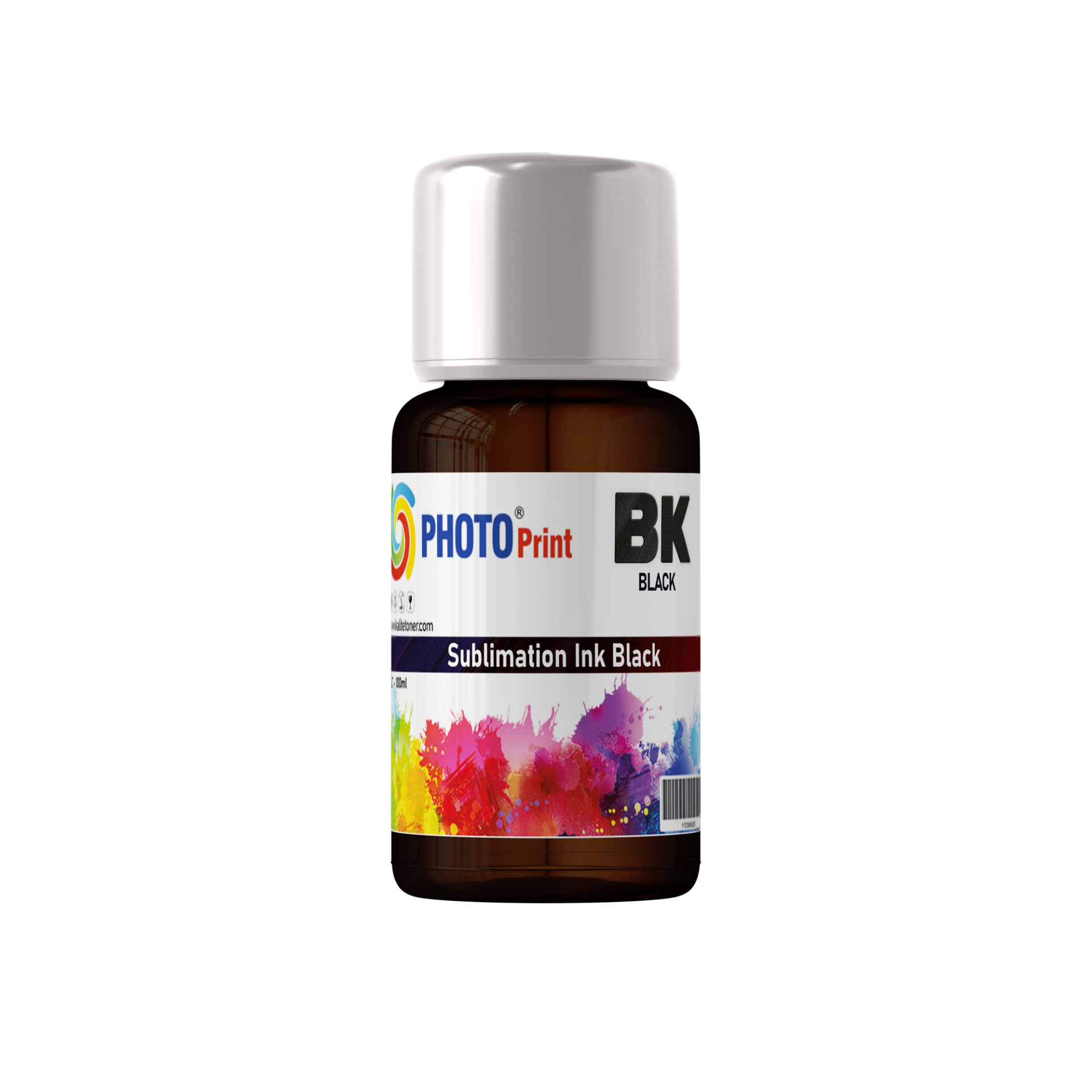 Photo Print Epson L3151 Uyumlu BK Siyah Renk 100 ML Sublimasyon Transfer Baskı Mürekkep